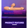Wibrator-Basia Thtusting Vibrator 2 in 1 Tongue Vibrators USB
